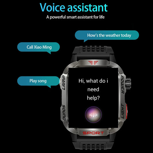 Outdoor Sport Wrist Watches HT29 Smart Watch Men Women LED Flashlight Compass Smartwatch Fitness Bracelet Men's Wristwatch Clock