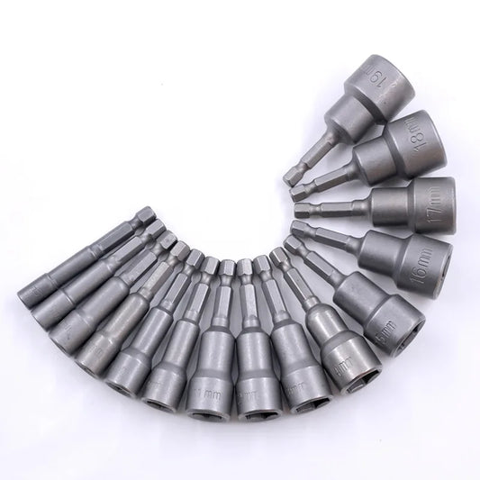 Powerful Socket Inner Hexagonal Wrench Hexagonal Handle Screwdriver Socket Extension Rod Pneumatic Screwdriver Insert Tool Set