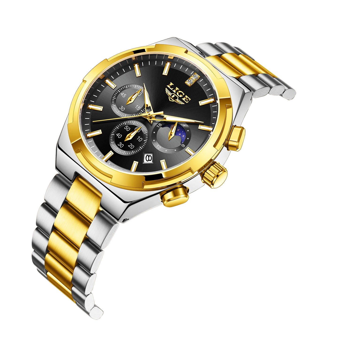 LIGE Top Brand Luxury Watch Women Simple Ladies Analog Quartz Wrist Watches Fashion Casual Waterproof Female Clock Montre Femme
