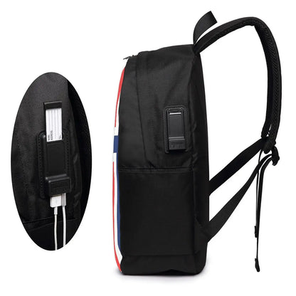 Norway Flag Backpack Travel Notebook Bag Computer College Student School Bag Laptop Shoulder Bags for Men Women