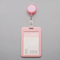 Women Student Credit Card Cover Case Pouch Creative Transparent Retractable Nurse Badge Doctor ID Card Holder Clip Badge