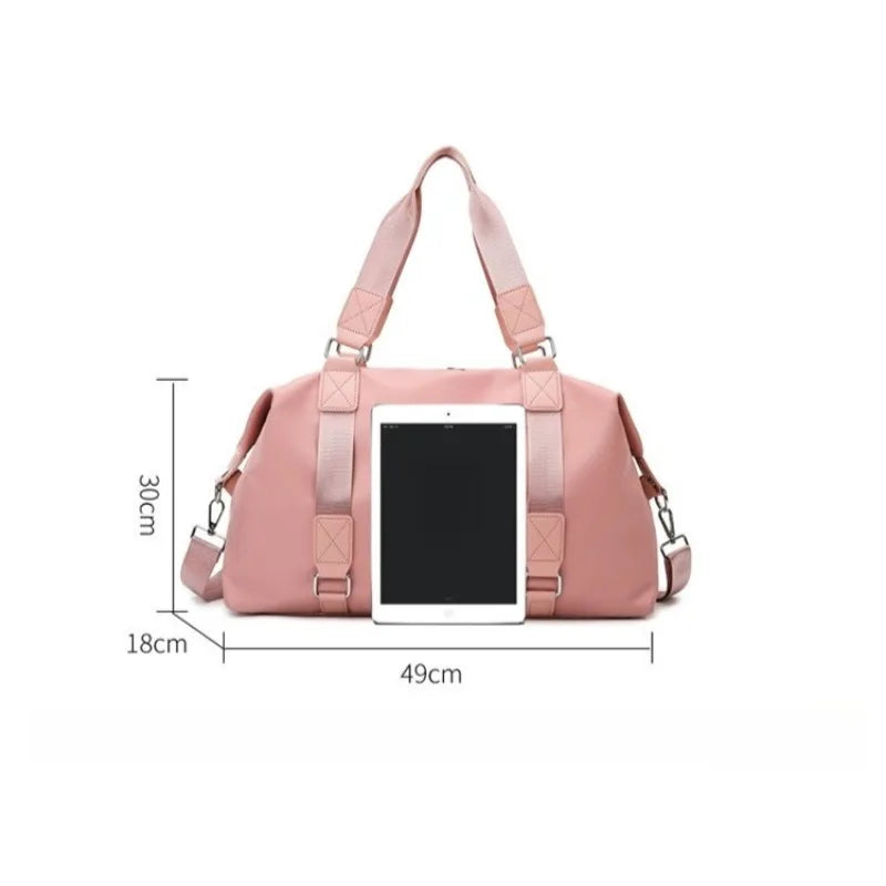 1pcs Large Capacity Yoga Gym Bag Dry-Wet Separation Outdoor Travel Handheld Tote Multi-Purpose Sports Bag for Fitness & Trips
