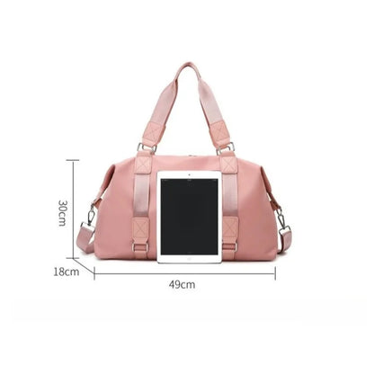 1pcs Large Capacity Yoga Gym Bag Dry-Wet Separation Outdoor Travel Handheld Tote Multi-Purpose Sports Bag for Fitness & Trips