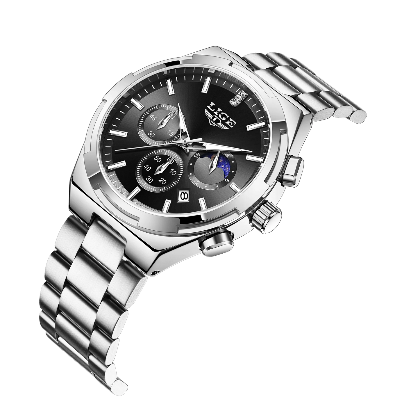 LIGE Top Brand Luxury Watch Women Simple Ladies Analog Quartz Wrist Watches Fashion Casual Waterproof Female Clock Montre Femme