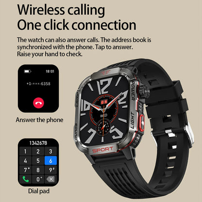 Outdoor Sport Wrist Watches HT29 Smart Watch Men Women LED Flashlight Compass Smartwatch Fitness Bracelet Men's Wristwatch Clock