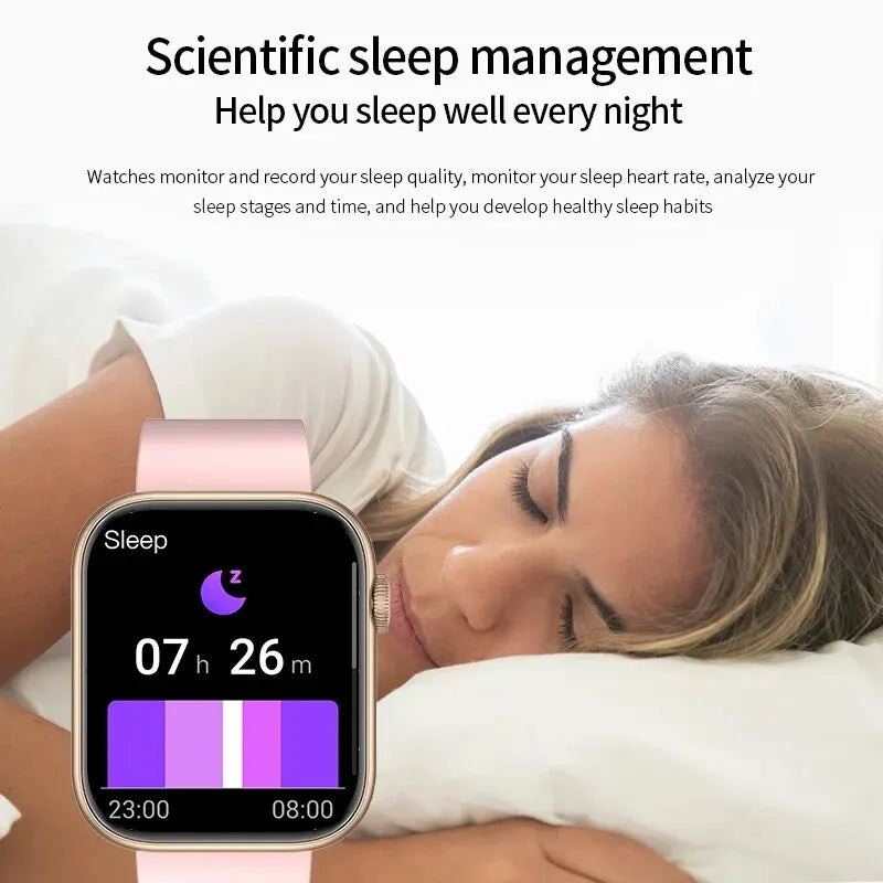 LIGE Bluetooth Call Smartwatch Women Men Sports Fitness Watches Woman Body Temperature Monitoring Waterproof Smart Watch Ladies
