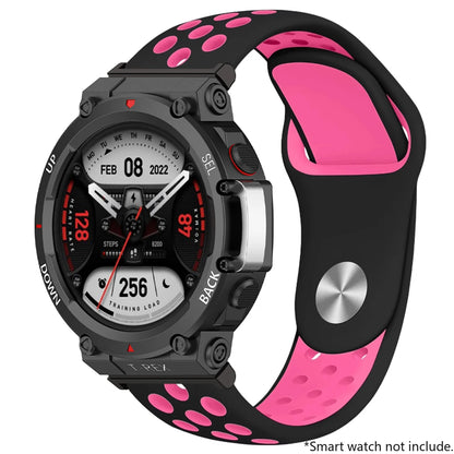 Breathable Silicone Strap For Huami Amazfit T-REX 2 Smart Watchband Women Men Bracelet For Xiaomi Amazfit T-Rex/T-Rex Pro Correa