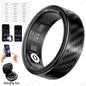 Newest Smart Ring Call Message Notification Hand Gestures Control Health Monitoring IP68 5ATM Waterproof Ring Men Women 2025 New