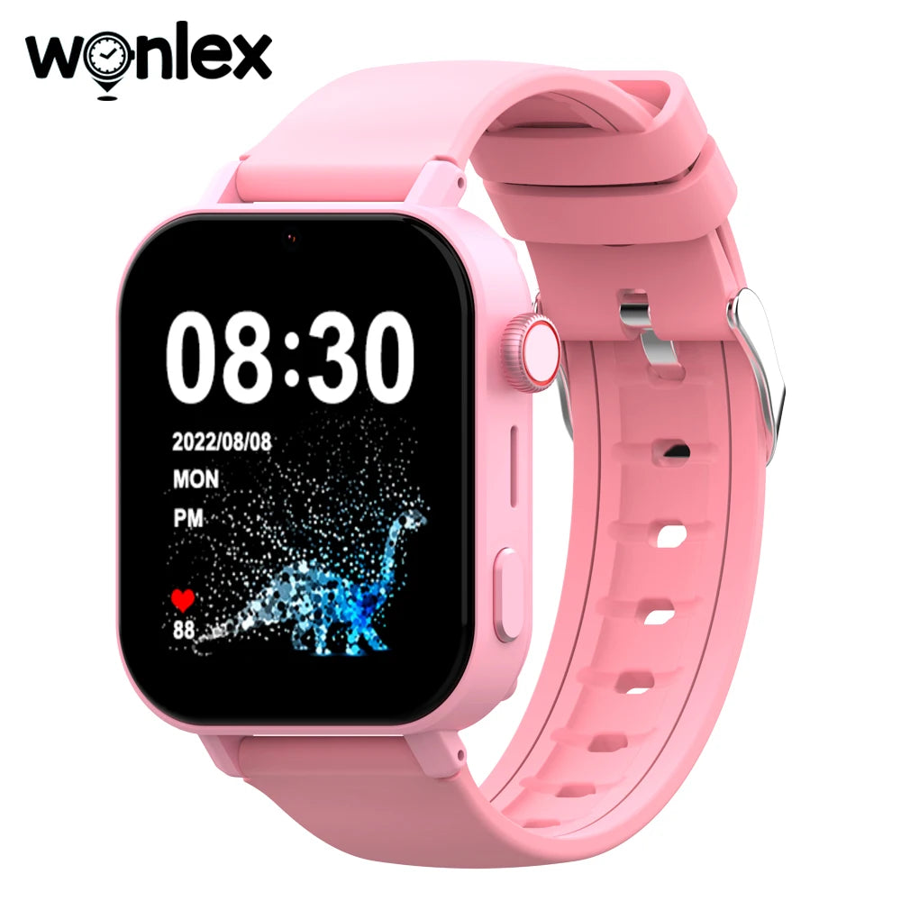 Wonlex KT36 4G Smart Watch Kids GPS WiFi Location Tracker SOS Alert Video Call Google Play Store Sport Children Smart Watch 2025