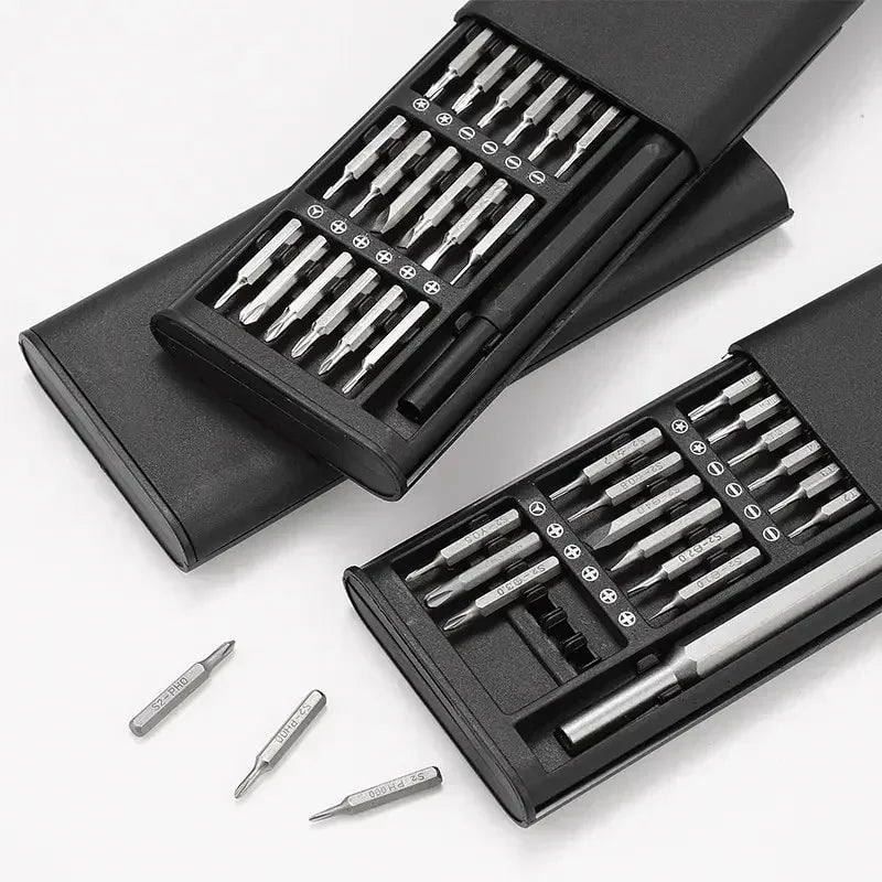 Screwdriver Set, 25 In 1 With 24 Piece Mini Pocket Screwdriver Set, Small Repair Set For Mobile Phone/PC/Came