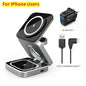 Foldable Magnetic Wireless Charger Stand Magnet Fast Charging Station For Samsung S25 S24 iPhone 16 For Galaxy Watch 8 7 Airpods