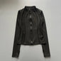 Sun Quick Drying Sports Coat Women's Tight Top Yoga Jacket Long Sleeve Zipper Jacket Running Fitness Women's Jacket S-3XL