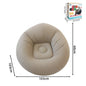 Portable Inflatable Sofa Soft Indoor Bedroom Lounge Bean Bag Chair Outdoor Camping Lazy Seat Round Single Inflatable Sofa