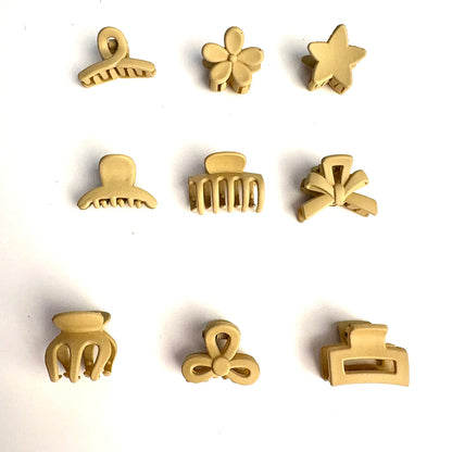 5/10/20/30pcs Beige Mixed Pack Small Clips, Cute Girl Accessories - Perfect for Daily Use, Special Occasions, or Travel Gifts