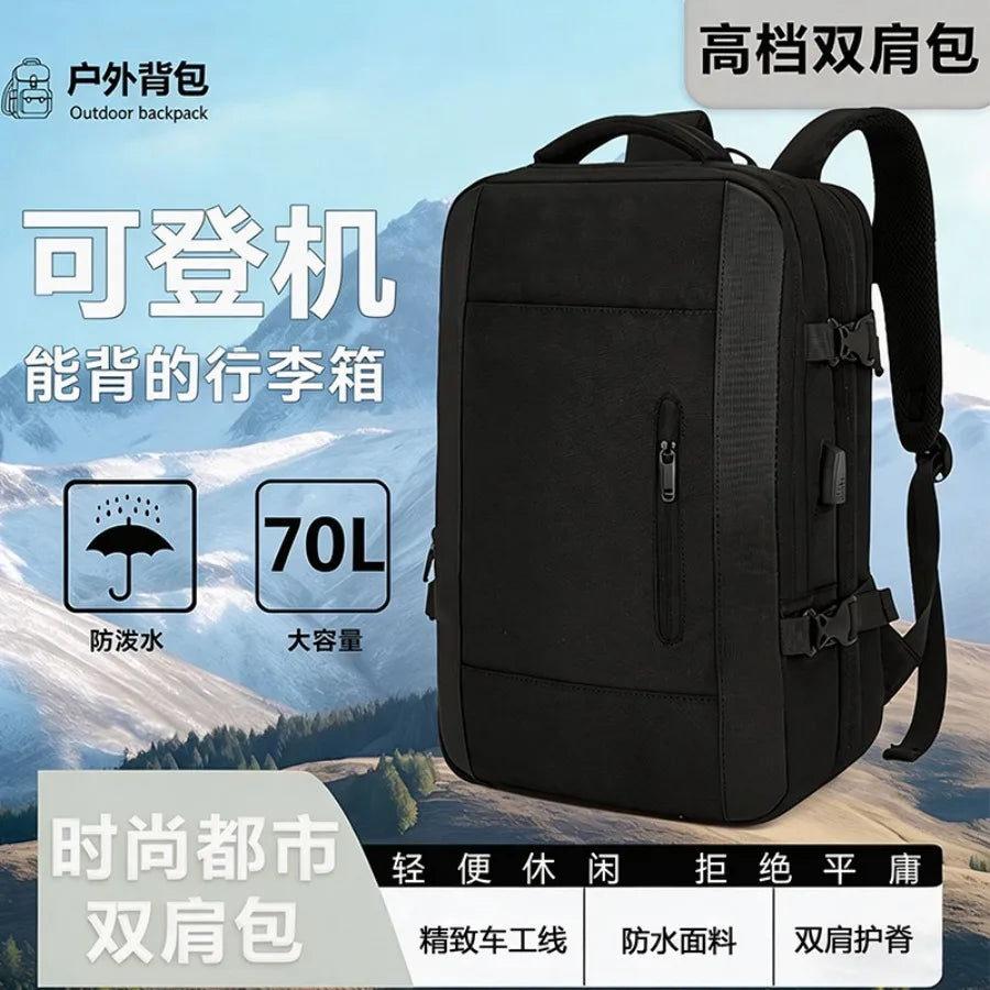 【New style】Business backpack casual backpack men's large-capacity computer bag water-proof travel university women's schoolbag