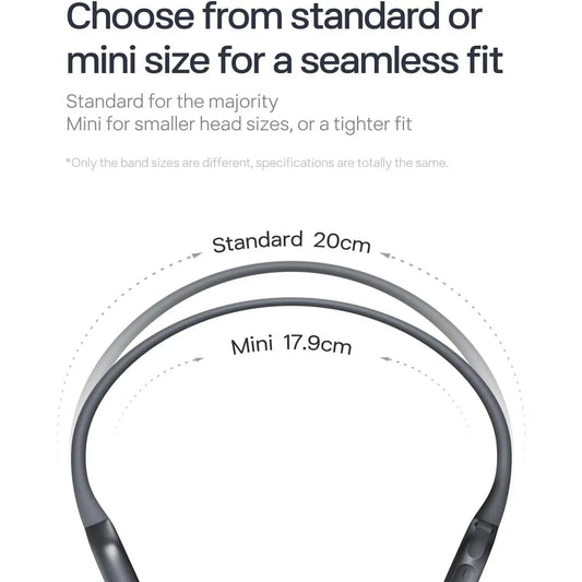 H-New OpenRun Pro 2 - Open-Ear, Bone Conduction Sport Headphones - with Reflective Strip - Sweat Resistant, Workout Headphones