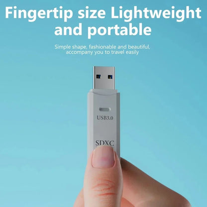 USB 3.0 SD TF Card Reader 2 in 1 High Speed Smart Cardreader Adapter for PC Laptop Notebook Computer Camera Car Mounted