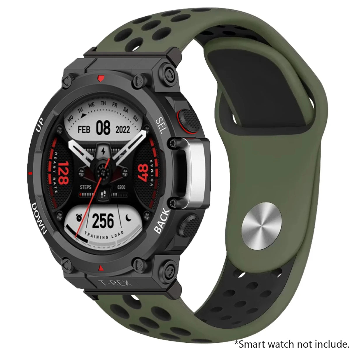 Breathable Silicone Strap For Huami Amazfit T-REX 2 Smart Watchband Women Men Bracelet For Xiaomi Amazfit T-Rex/T-Rex Pro Correa