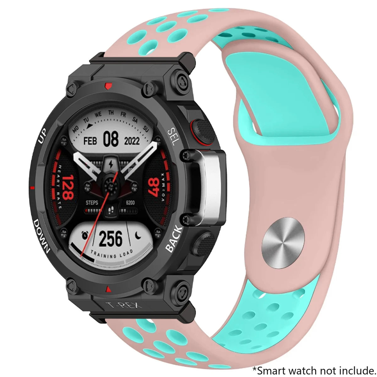 Breathable Silicone Strap For Huami Amazfit T-REX 2 Smart Watchband Women Men Bracelet For Xiaomi Amazfit T-Rex/T-Rex Pro Correa