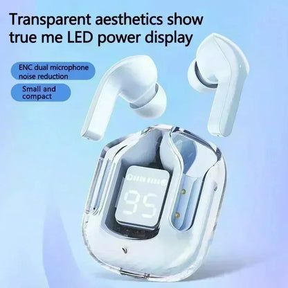 TWS LED 150mAh Power Digital Display Headset Wireless Headphones Power Digital Display Stereo Sound Earphones for Smartphones