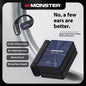 Sales MONSTER AC530 Wireless Bluetooth Earphones Noise-Canceling Wireless Bio-Fiber Dynamic Driver Foldable Music Earphones Gift