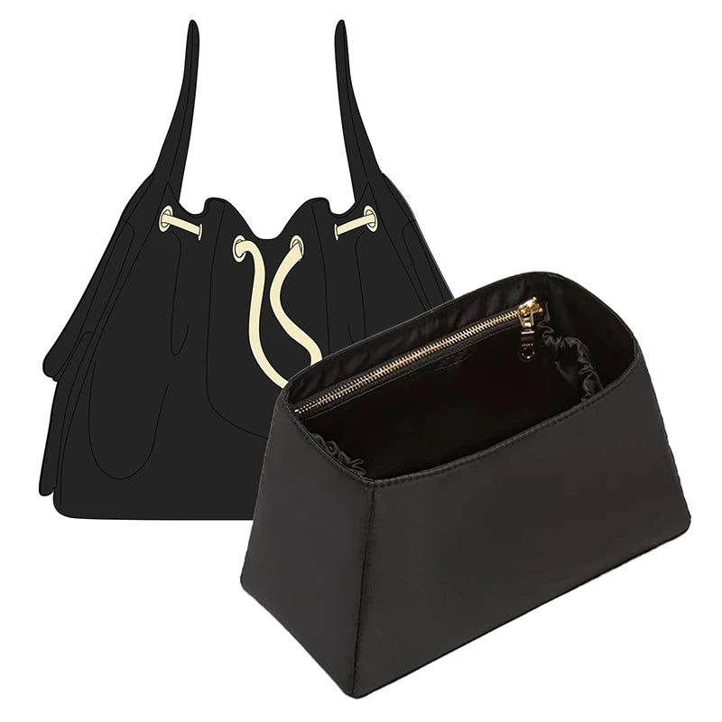 Nylon Bag Organizer Insert For 25bag  Durable Fashion Wateproof Gift Bag Support Storage Inner Modification Bag Accessories