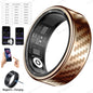 Newest Smart Ring Call Message Notification Hand Gestures Control Health Monitoring IP68 5ATM Waterproof Ring Men Women 2025 New