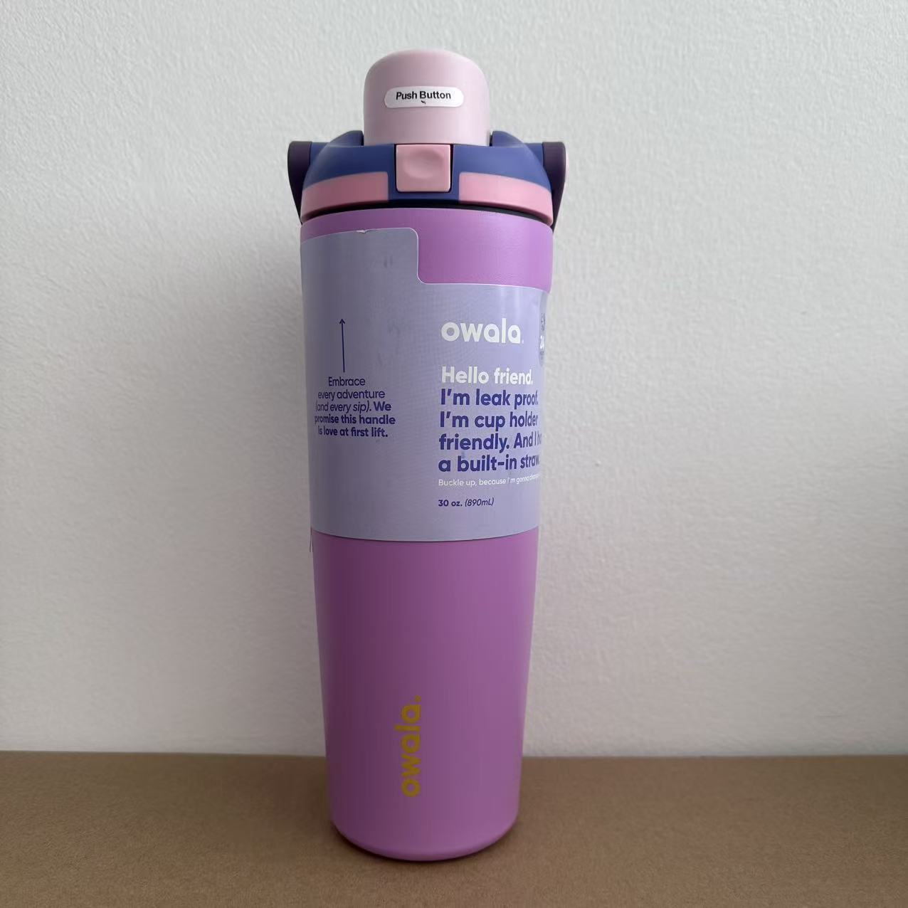 Stainless Steel Insulated Cup with Straw and Handle