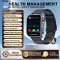 2026 New Health Smart Watch Laser Therapy Reduce Three Highs Blood Oxygen Pressure Uric Acid Blood Lipid ECG Smartwatch For Man