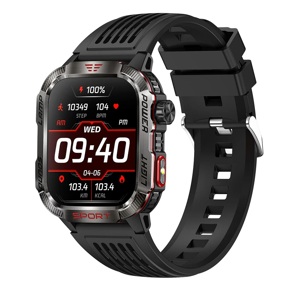 Outdoor Sport Wrist Watches HT29 Smart Watch Men Women LED Flashlight Compass Smartwatch Fitness Bracelet Men's Wristwatch Clock