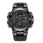 LIGE Electronic Men's Wristwatch Luxury LED Display Luminous Sports Man Watch Waterproof Military Quartz Alarm Date Watches Male