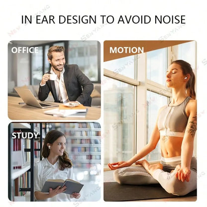 TWS Headset Fone Bluetooth Earbuds Wireless Headset Touch Operation Driving Bicycle Headset Sports Running HIFI Headphones