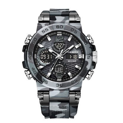 LIGE Electronic Men's Wristwatch Luxury LED Display Luminous Sports Man Watch Waterproof Military Quartz Alarm Date Watches Male
