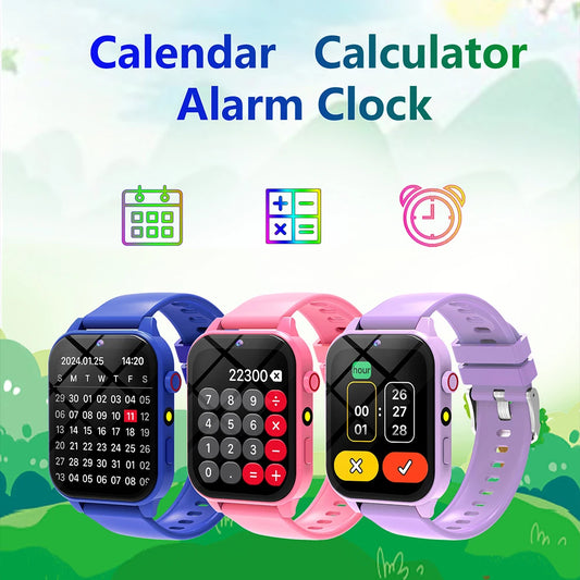 New Smart Watch Kids Toys 18 Games Sleep Monitoring Alarm Clock Calculator Steps Children Smartwatch Camera Boys Girls Gifts