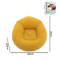 Portable Inflatable Sofa Soft Indoor Bedroom Lounge Bean Bag Chair Outdoor Camping Lazy Seat Round Single Inflatable Sofa