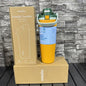 Stainless Steel Insulated Cup with Straw and Handle