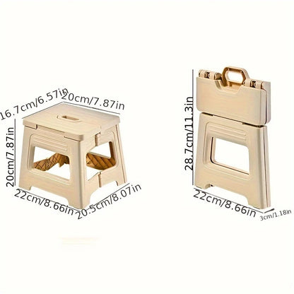 New Lightweight Space Thickened Folding Stool,Portable Home Outdoor Camping,Magza Fishing,Simple and integrated Design