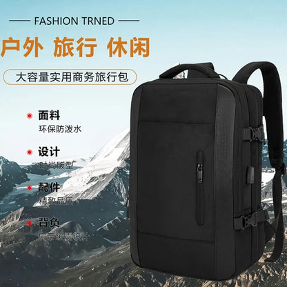 【New style】Business backpack casual backpack men's large-capacity computer bag water-proof travel university women's schoolbag