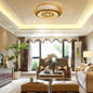 50cm LED Bamboo Woven Ceiling Light 110V E26 Bulb Not Included
