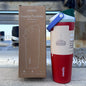 Stainless Steel Insulated Cup with Straw and Handle