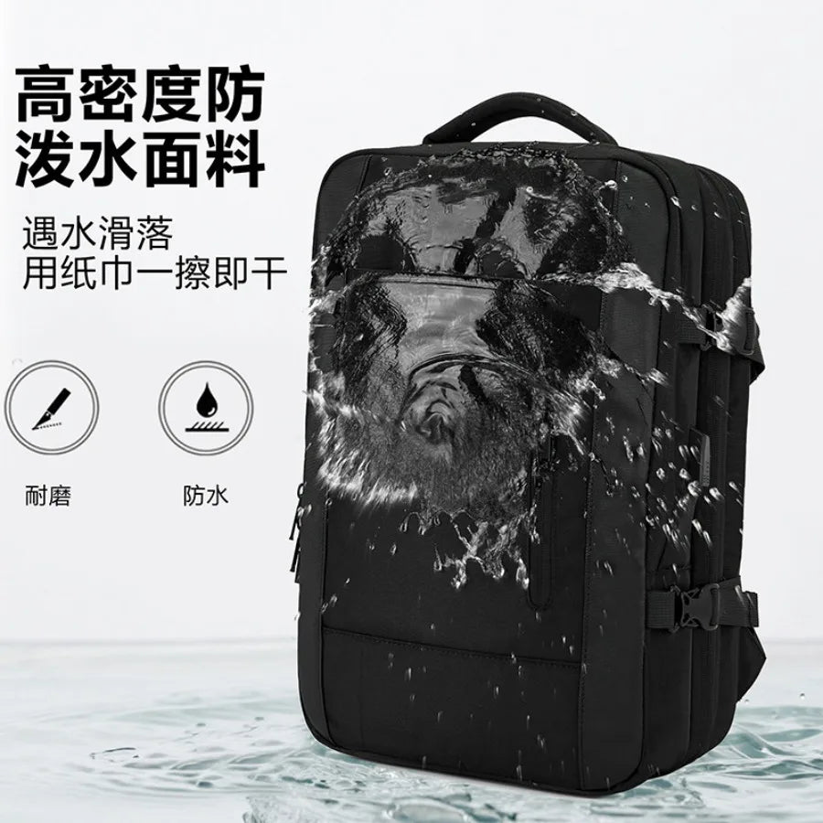【New style】Business backpack casual backpack men's large-capacity computer bag water-proof travel university women's schoolbag
