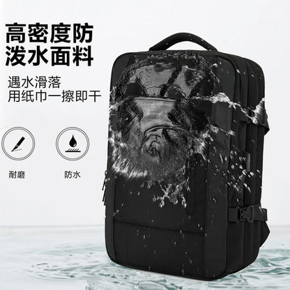【New style】Business backpack casual backpack men's large-capacity computer bag water-proof travel university women's schoolbag