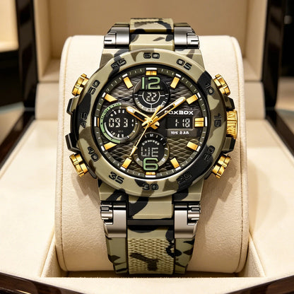 LIGE Electronic Men's Wristwatch Luxury LED Display Luminous Sports Man Watch Waterproof Military Quartz Alarm Date Watches Male