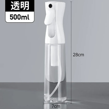 500/300/200ml Hair Spray Bottle Refillable Bottles Continuous Mist Watering Can Automatic Salon Barber Water Sprayer Hair Tools