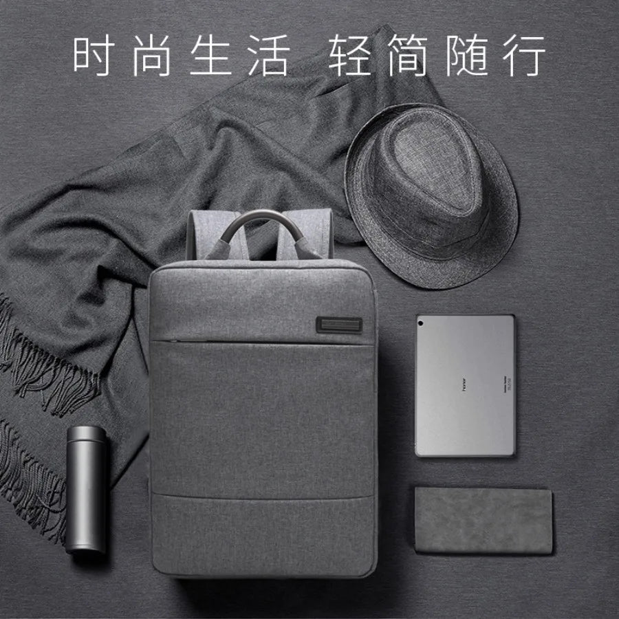 【New style】[Promotion] - travel backpack business backpack men's canvas notebook bag gift backpack