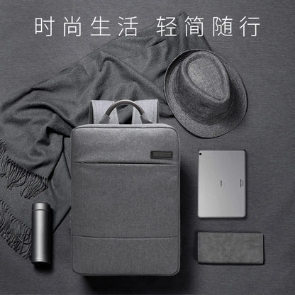【New style】[Promotion] - travel backpack business backpack men's canvas notebook bag gift backpack