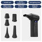 Powerful Air Blower 110000Rpm 4 Gear Adjustable Turbo Jet Blower With Led Light Battery Display Cordless Compressed Air Duster