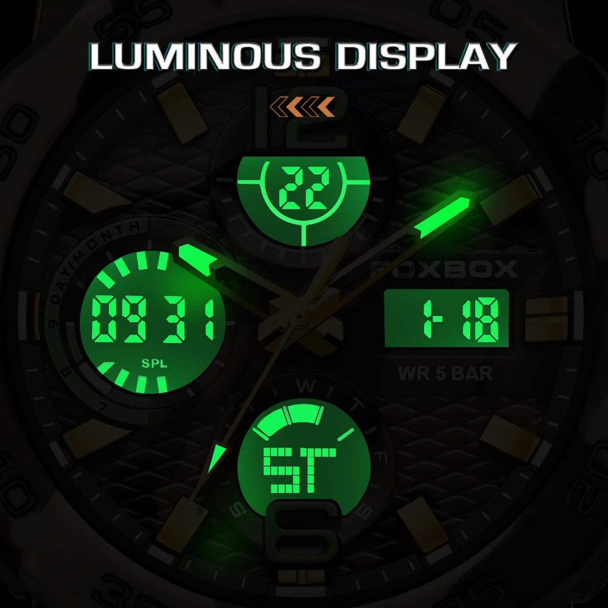 LIGE Electronic Men's Wristwatch Luxury LED Display Luminous Sports Man Watch Waterproof Military Quartz Alarm Date Watches Male