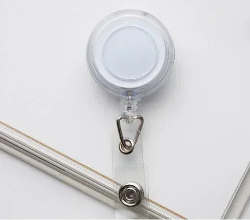 Women Student Credit Card Cover Case Pouch Creative Transparent Retractable Nurse Badge Doctor ID Card Holder Clip Badge