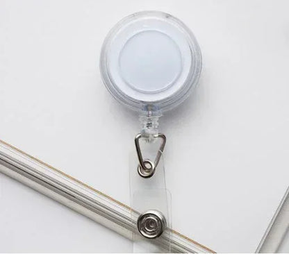 Women Student Credit Card Cover Case Pouch Creative Transparent Retractable Nurse Badge Doctor ID Card Holder Clip Badge